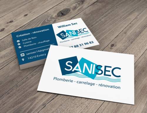 Carte de visite  et Logo Sanisec
